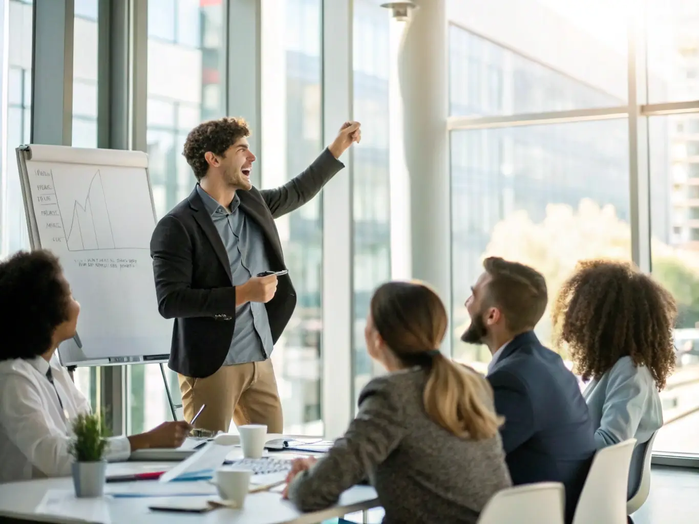 An image showcasing a startup meet in Bangalore, India, with entrepreneurs pitching their ideas to investors and mentors.